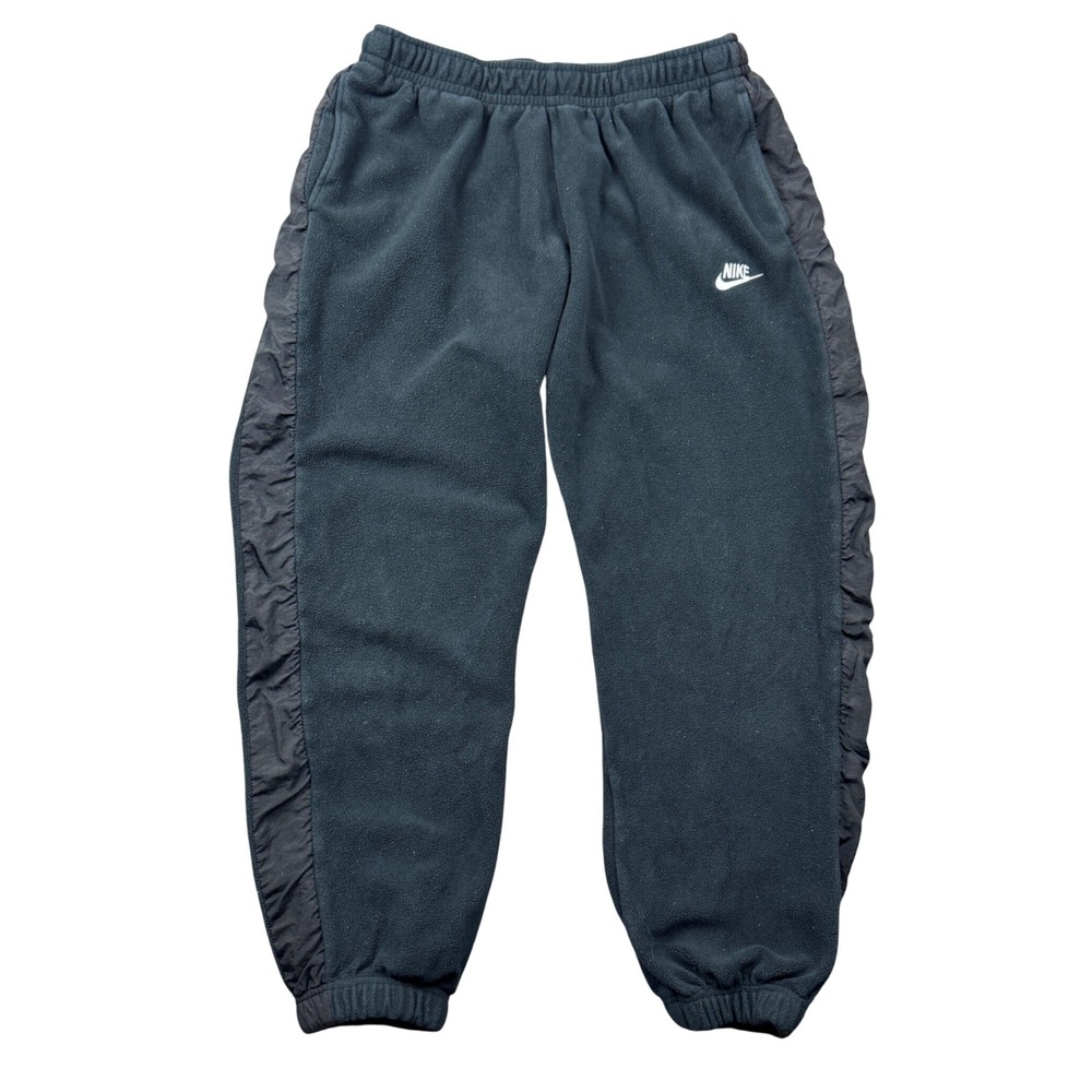 Nike Mens Large Fleece Jogger Sweatpants Black Sportswear‎ Workout Gym Casual